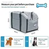 Couverture 2023 Portable Siège De Sécurité Pour Animaux De Compagnie Pour Petits Chiens Voyage Contrôle Central Chat Lit Transport Transporteur Protecteur Chien Sacs HKD230706