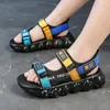 Sandals 2023 Summer Children Fashion Sneakers Boys Girls Outdoor Beach Shoes Kids Non Slip Flip Flop 230705