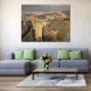 Canvas Art Tower of Seven Pont Alhambra Granada Joaquin Sorolla Painting Handmade Figurative Artwork High Quality Wall Decor