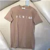 Paris SJ Designer Gao Ding T-shirt t-shirt رسائل تطريز مطبوعة من القميص القطني للرجال 4 ألوان فاخرة من القميص والسيدات بأحجام S-5XL البسيطة