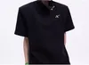 Męskie koszulki z krótkim rękawem Rt0637 modne topy koszulki 2023 Runway luksusowy europejski projekt drukuj styl imprezowy t-shirty odzież