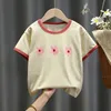 Kids Girls Baby Summer Clothes Outfits Pullover Cotton T-shirt Tops for Children Girl Cloth Tee 1-6T Baby Birthday Tops T Shirts