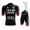 Zestawy koszulek rowerowych Huub Ribble Weldtite z krótkim rękawem niebieskie męskie spodenki na szelkach czarne Maillot Ciclismo Hombre lekkie koszulki rowerowe 230706