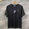 męskie markowe koszulki letnie męskie damskie koszulki topy damskie czarne ubrania bawełniane wycięcie pod szyją z krótkim rękawem drukuj geometryczna koszulka damska rozmiar azjatycki M-4XL