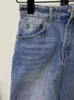 Skirts Women's Half Skirt 2023 Spring And Summer Trendy Fashion Straight Cut Design Denim Medium