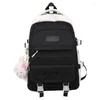 School Bags Trendy Girl Book Laptop Backpack Teenager Women Cute Bag Lady Nylon Kawaii College Female Travel