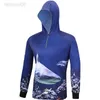 Acessórios de pesca Custom Hot Sale UPF 50 Men Half Zipper Slim Fit Hoodie Printing Fishing Shirt Tournament Fishing Jersey HKD230706