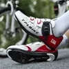 Obuwie rowerowe Profesjonalne wyścigi szosowe Obuwie rowerowe Męskie Outdoor Antypoślizgowe trampki rowerowe MTB Oddychające samoblokujące buty sportowe HKD230706