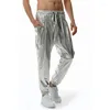 Pantaloni da uomo Idopy Mens Metallic Shiny Disco Wet Look Party Dance Pantaloni a gamba dritta anni '70/'80 Festival Rave Cosplay Harem