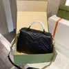 Toppkvalitet Designer-Marmont Sammetsväskor Kvinnor Kända märken Axelväska Sylvie Designer Lyxiga Handväskor Plånböcker Kedja Mode Cross Body BagChain