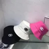 Luxuriöser Eimerhut, Designer-Kappe für Damen, C-Stickerei, Perlen, breite Krempe, Herren-Casquette-Baseballkappen, taillierte Beanie, Strand-Sonnenschutz-Sonnenhut