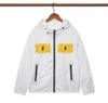 Sonbahar Tasarımcı Ceketler Erkek Kadınlar Rüzgar Dermezi Mektuplar ile Gözler Gözler Sıradan Spor Ceket Moda Jogging Fitness İnce Spor Giyim Siyah Beyaz
