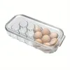 1 Stück Eierhalter für den Kühlschrank, bietet Platz für 16 Eier