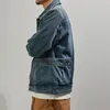 Kurtki męskie japońskie retro ciężkie dżinsy prane do starych kurtek męska kurtka Amikaji American casual pocket tooling jacket 230705
