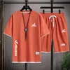 TrackSuits Mens Conjunto de dos piezas verano para hombre camiseta y pantalones cortos indales kolor 230706