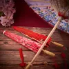 Şemsiye kumaş kadınlar şemsiye kiraz çiçekleri antik dans şemsiyesi dekoratif şemsiye Çin petrol kağıt şemsiye