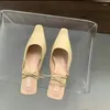 Sapatos formais Moda Feminina Couro Cruz Laço Amarrado Dedo Redondo Salto Grosso Cor Sólida Casual Rua Sexy Sapato Tamanho Grande