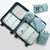 Storage Bags Travel Organizer Suitcase For Clothes Portable Luggage Packing Set Cases Bag Tidy Pouch