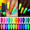 Nail Polish UR SUGAR Green Fluorescent Glowindark Gel Nail Polish Neon UV LED Nails Gel Soak Off Gel Varnish Luminous Nail Art Gel 230706