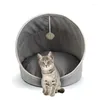 Lits pour chats lit pliable chaud panier pour animaux de compagnie confortable chaton chaise longue coussin maison tente tapis très doux sac pour chats lavables