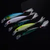 Appâts Leurres 10pcs Leurre De Pêche Minnow Wobblers Crayons Appâts Durs Avec Plume Crochets Tackle 7G 9CM Artificiel Crankbait Swimbait 230705