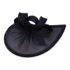 Bandanas Cocktail Party Hat Wedding Headpiece Bride Women Headwear Grace Tea Mesh Iron Miss