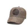 Moda feminina luxo chapéu equipado simplesmente aba curvada com padrão de letras completas casquette portátil delicado deisnger bonés de beisebol masculinos PJ048 B23