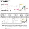 Отсуть обувь Eilyken Новая модная высокая каблука женские сандалии сексуальные точки
