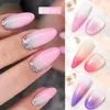 Nail Polish UR SUGAR 7ml Thermal Gel Nail Polish Pink White 3 Layers Color changing Semi Permanent Soak Off Varnish Manicure Glass Bottle 230706