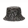 Bérets Univers Star Lettre Imprimer Noir Réversible Seau-Chapeaux Hommes Femmes Panama Chapeau Coton Anti-Soleil Voyage En Plein Air Pêcheur Cap