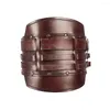 Belts Classic Medieval-Style Unisex Belt With Wide Width And Sturdy Strap Adult Costume Outfits Armour Pirate Knight