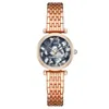 Relógios de pulso Moda Algarismos Romanos Mulheres Relógios de Quartzo Top Brand Alta Qualidade Pulseira de Aço Inoxidável Relógio de Pulso Relojes Feminino Saat