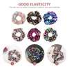 Bandanas Hair Scrunchies Girls Elastic Women Ties Sequin Ropes Hairband Tie Hairbands