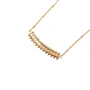 Halskettenschmuck für Liebhaber Männer Frauen Mode Anhänger Gold und Rose Pated Love Halskette Co 50