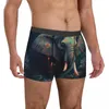 Cueca Elefante Cueca Neon Colorida Pintura Bolsa Trenky Tronco Estampado Shorts Cueca Masculino Tamanho Grande