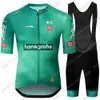 Cykeltröjaset Hansgrohe Teamset Herr Frankrike Tour Kläder Sommar Road Bike Shirt Kostym Cykel Bib Shorts Maillot 230706