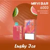 Mrvi Bar 6000 Wegwerp Vape Pen E Sigaret Apparaat Met 650 mAh Batterij 13 ml Pod Voorgevulde Catridge oplaadbare vs flex max