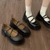 Chaussures habillées 2023 femmes sandales grosse plate-forme mode Marie Jane Lolita été épais pompes mi talons casual