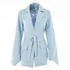 Women's Suits Casual Blazer Coats Women 2023 Summer Autumn Notched Collar Fashion Office Lady Work Blazers