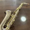 AS-800G Sassofono contralto Mi bemolle ottone nichelato argento rinforzo a doppia nervatura strumenti professionali per suonare jazz con custodia sax contralto