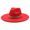 Chapéu Fedora de aba larga 9,5 cm para homens e mulheres, retrô, lã, feltro, jazz, moda, igreja, vestido de casamento, chapéu