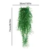 Dekorativa blommor Blomma vinstockar för dekoration Falska konstgjorda gyllene klockpil i flera färger Simulerad trädgård