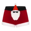 Underpants Novelty Men Christmas Panties Funny Cosplay Low Rise Santa Claus Doll Boxer Shorts Underwear