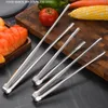 BBQ Grills 3pcspack Grill Tongs Meat Cooking Utensils Food Stainless Steel Bbq Camping Kitchen Accessories for Salad Fish Steak Buffet 230706