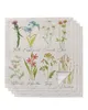 Table Napkin Vintage Flowers Herbaceous Plant For Wedding Party Printed Placemat Tea Towels Kitchen Dining