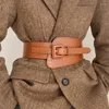 Cinture Donna Fascia larga in vita Cintura elasticizzata elastica per cappotto Gonna Abito avvolgente semplice Cintura corsetto Designer Cummerbunds Cintura