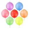 Latexballonger färgstansballong för barn fitnessintressant leksak olika färger förtjockning utan pump 6g 8g 10g ba71 Q2