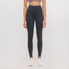 Pantalon actif Eté Nude Yoga Femme Taille haute Hip-lifting Course à pied Serré Élastique Pieds Sports Fitness