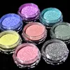 Nail Glitter Reflective Flash Glitter Powder Thermal Temperature Changing Nail Powder Shinning Chrome Pigment Dust UV Gel Polish Accessories 230705