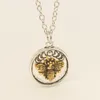 Colliers pendentif Phase de lune Bijoux Abeille Collier Crescent R Celestial